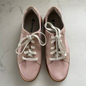 Timberland Earthkeepers LaceUp Sneakers Textile & Leather Trim Bleached Pink 8.5